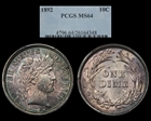 1892 10C MS64