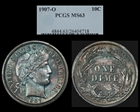 1907-O 10C MS63