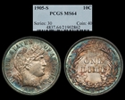 1905-S 10C MS64