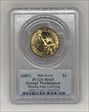 (2007) $1 Missing Edge Lettering George Washington MS65