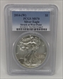 2014-(W) $1 Silver Eagle Struck at West Point MS70