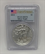 2014 $1 Silver Eagle First Strike MS70