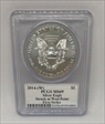 2014-(W) $1 Silver Eagle Struck at West Point First Strike MS69