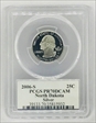 2006-S 25C North Dakota Silver PR70DCAM