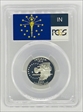 2002-S 25C Indiana Silver PR70DCAM