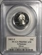 2003-S 25C Arkansas Silver PR69DCAM