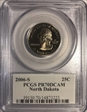 2006-S 25C North Dakota PR70DCAM