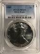 1989 $1 Silver Eagle MS69