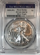 2020-(W) $1 Silver Eagle Struck at West Point First Strike MS70