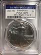 2021-(W) $1 Silver Eagle - Type 2 Struck at West Point First Strike MS70