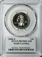 2000-S 25C South Carolina PR70DCAM