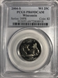 2004-S 25C Wisconsin PR69DCAM