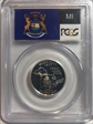 2004-S 25C Michigan Silver PR69DCAM
