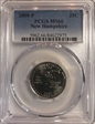 2000-P 25C New Hampshire MS66