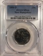 2000-D 25C New Hampshire MS66
