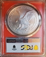 2023-W $1 Burnished Silver Eagle First Day of Issue SP70