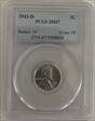 1943-D 1C MS67