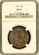 1956 50C MS 66 CAC