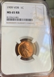 1909 VDB 1C MS65 RB