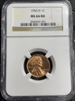 1950-D 1C MS 66 RD