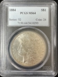 1884 $1 MS64