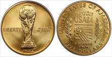 1994-W $5 World Cup MS70