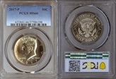 2017-P 50C MS66
