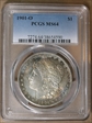 1901-O $1 MS64