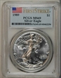 1989 $1 Silver Eagle First Strike MS69