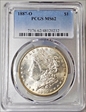 1887-O $1 MS62