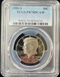 1985-S 50C PR70DCAM