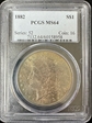 1882 $1 MS64
