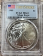 1988 $1 Silver Eagle First Strike MS69