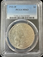 1921-D $1 MS63