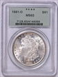 1881-O $1 MS63