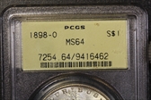 1898-O $1 MS64