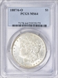 1887/6-O $1 MS64