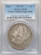 1901 $1 VAM 3, Shifted Eagle, DDR VF25