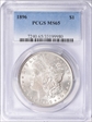 1896 $1 MS65