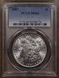1887 $1 MS64