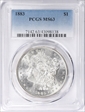 1883 $1 MS63