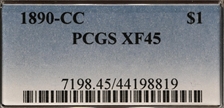 1890-CC $1 XF45