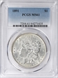 1891 $1 MS61
