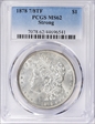 1878 7/8TF $1 Strong MS62