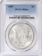 1890 $1 MS64