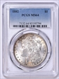 1882 $1 MS64