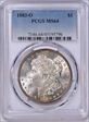 1883-O $1 MS64