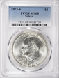 1973-S $1 Silver MS68