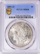 1891-O $1 MS64