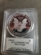 1994-P $1 Silver Eagle Mercanti Flag Signature PR69DCAM